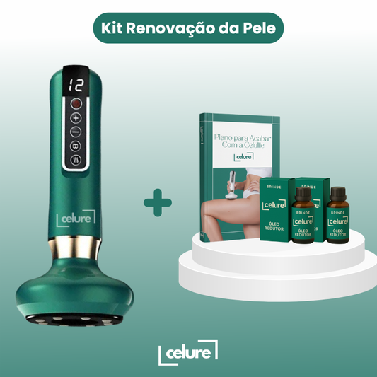 KIT 1  - Massageador Anti-Celulite Celure