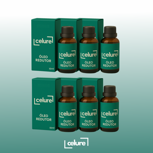 Kit 6 óleos anti-celulite