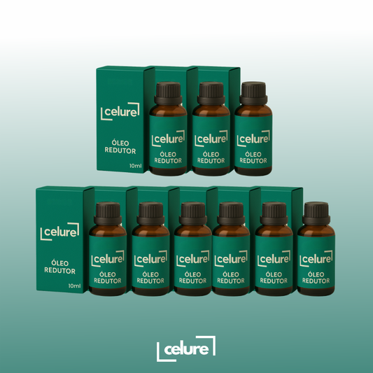 Kit 9 óleos anti-celulite