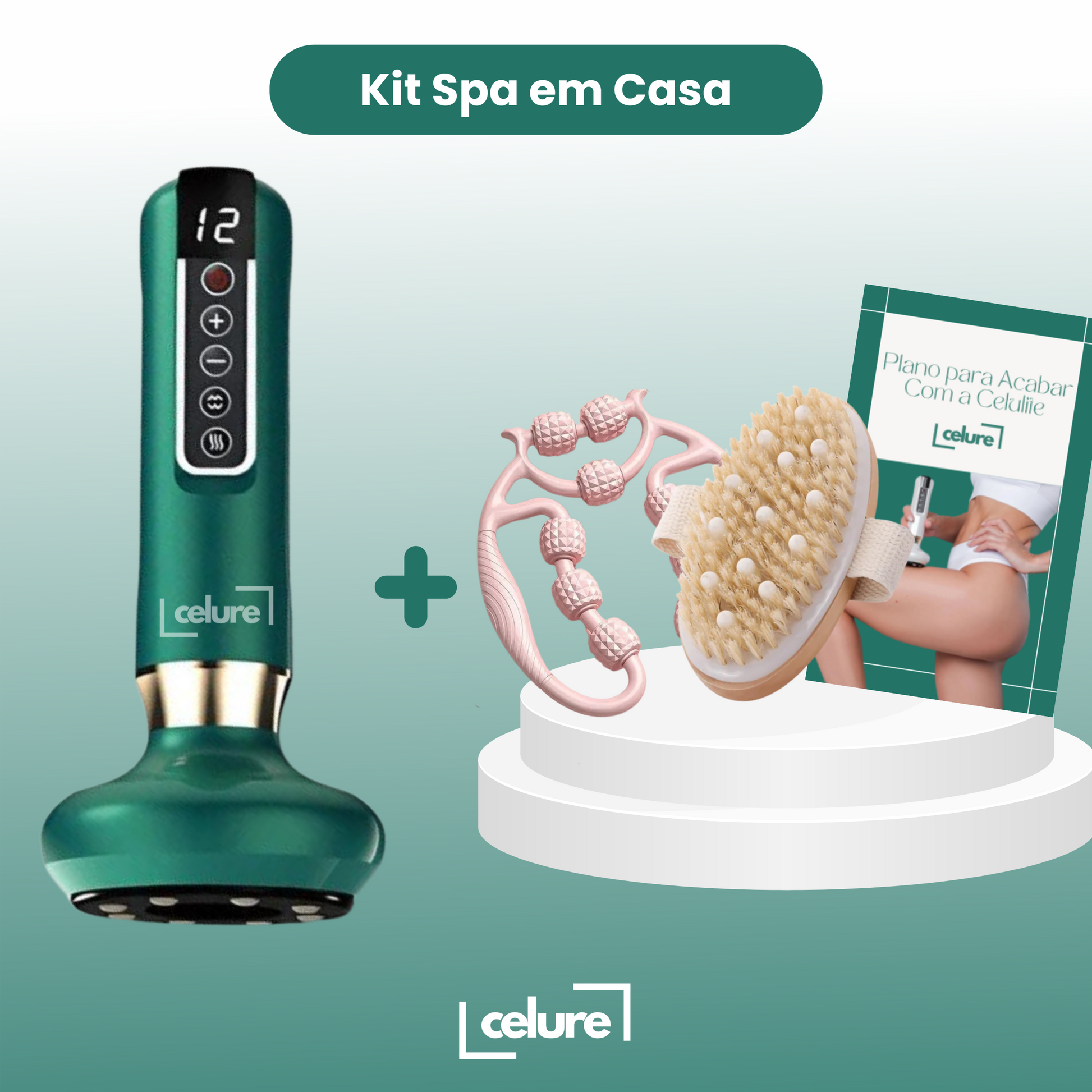 KIT 3 - Massageador Anti-Celulite Celure™
