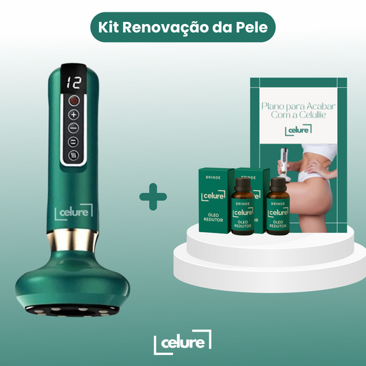 KIT 1  - Massageador Anti-Celulite Celure